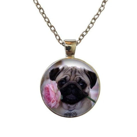 Pug Dog Necklace