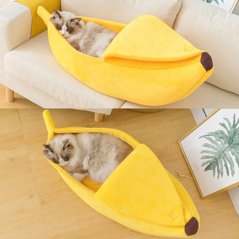 Dogs & Cats Banana Bed