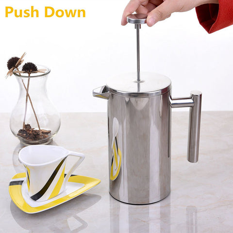 French Coffee Press Made of Stainless Steel